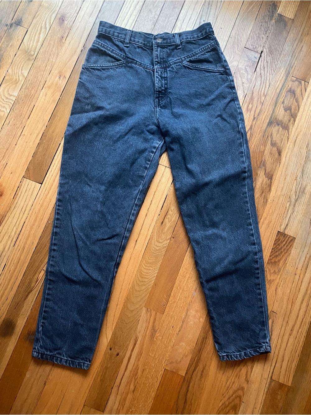 Vintage 80s/ 90s cyclone Women's High-Rise Western Tapered Jeans in Black